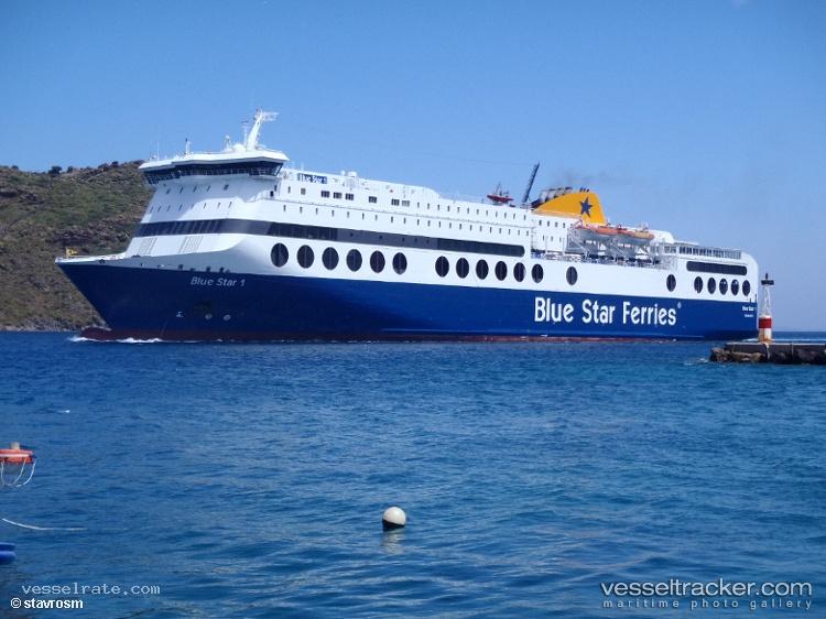 Blue-Star-1 - Passenger Ro Ro Cargo Ship vessel registered in Greece