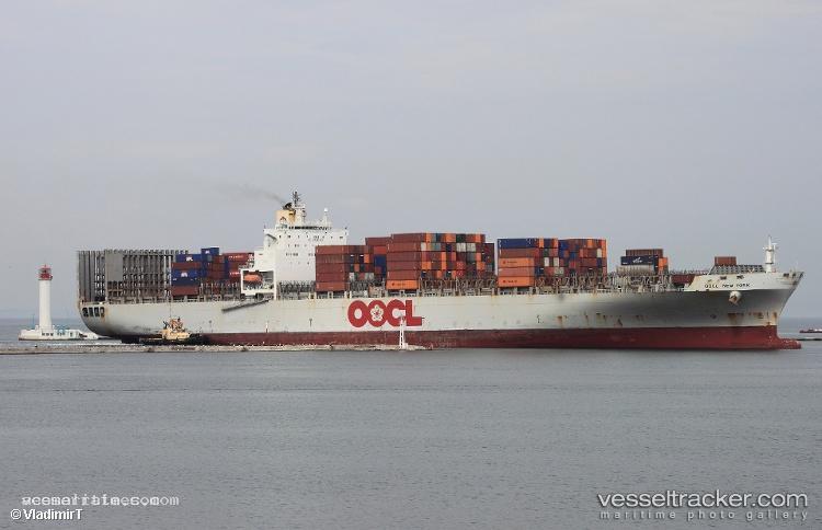 Oocl-New-York - Container Ship vessel registered in Hong Kong