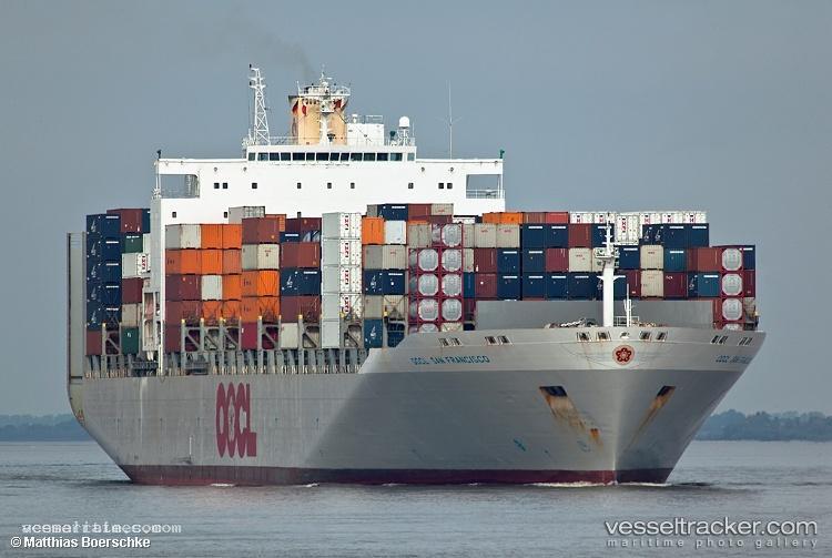Oocl-San-Francisco - Container Ship vessel registered in Hong Kong