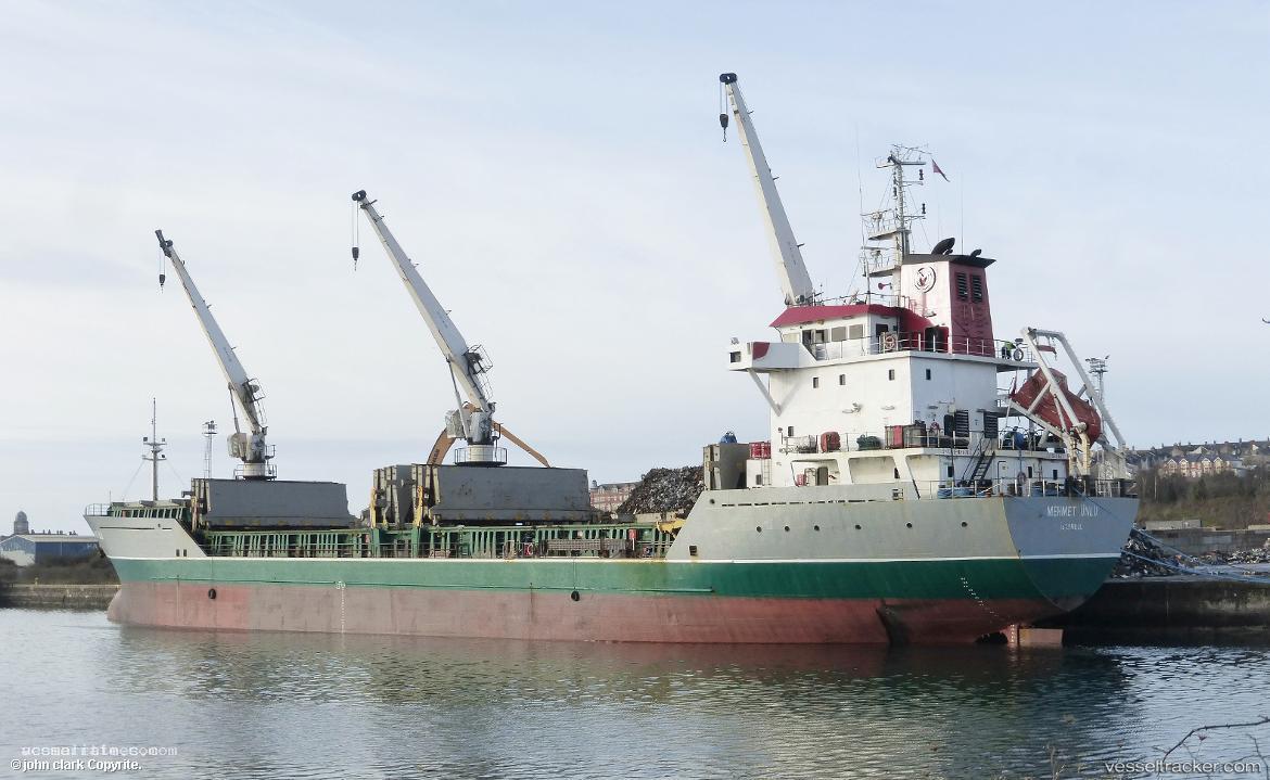 Mv-Mehmet-Unlu - General Cargo Ship vessel registered in Liberia