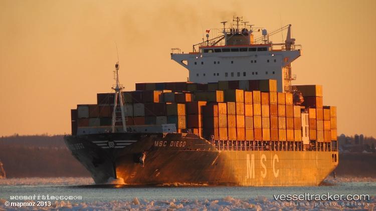 Msc-Diego - Container Ship vessel registered in Panama