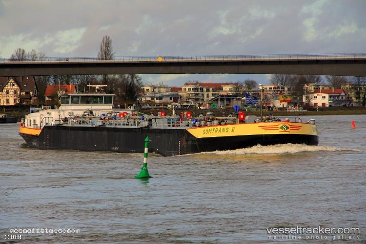 Somtrans-V - Chemical Oil Products Tanker vessel registered in Belgium