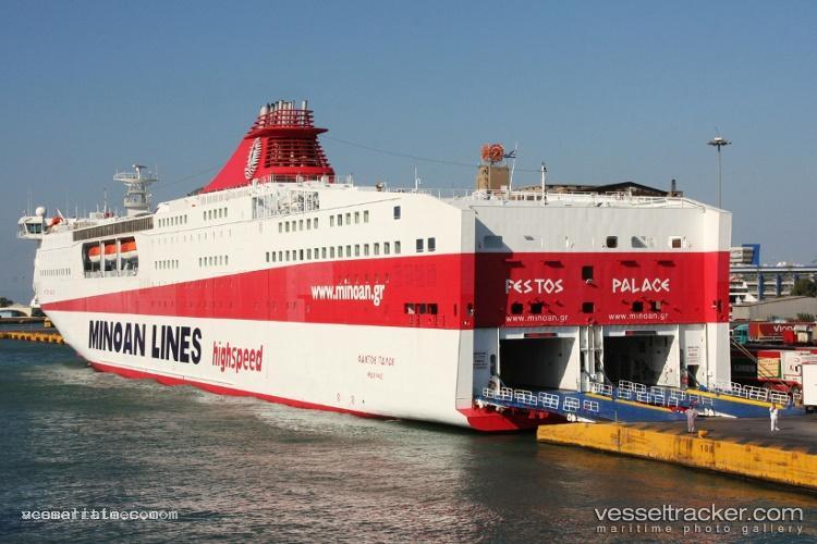 Kydon-Palace - Passenger Ro Ro Cargo Ship vessel registered in Greece