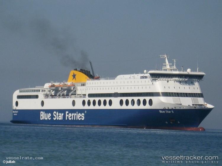 Blue-Star-2 - Passenger Ro Ro Cargo Ship vessel registered in Greece