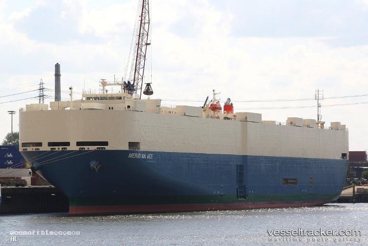 Meridian-Ace - Vehicles Carrier vessel registered in Japan