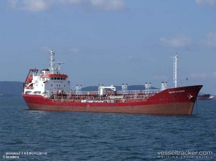 Necati-Alpagul - Chemical Oil Products Tanker vessel registered in Turkey