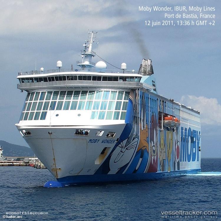 Moby-Wonder - Passenger Ro Ro Cargo Ship vessel registered in Italy