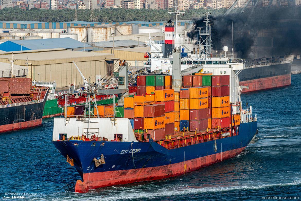 Egy-Crown - Container Ship vessel registered in Egypt