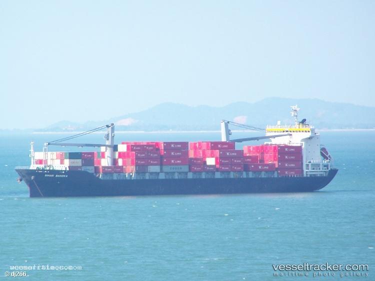 Sinar-Bangka - Container Ship vessel registered in Singapore