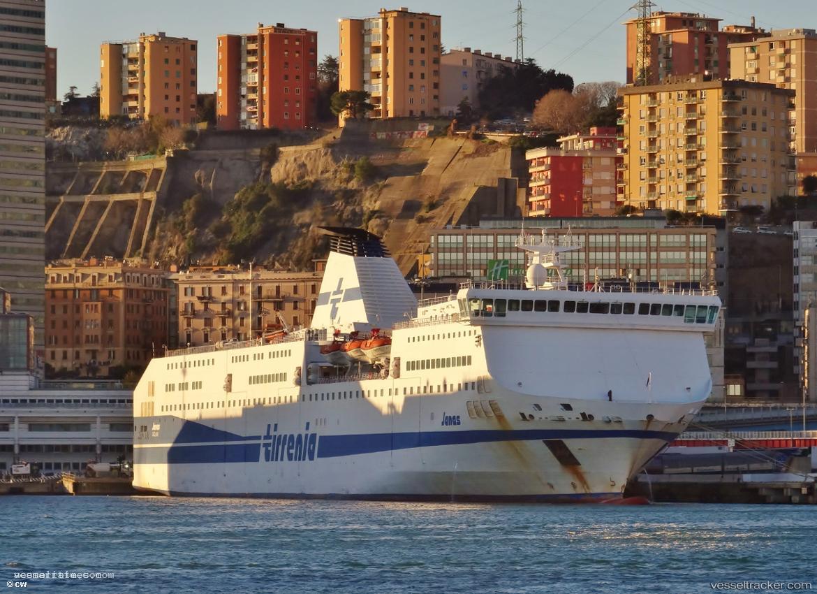 Janas - Passenger Ro Ro Cargo Ship vessel registered in Italy