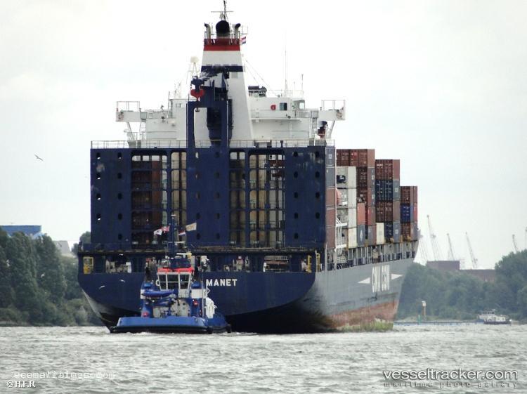 Manet - Container Ship vessel registered in Liberia