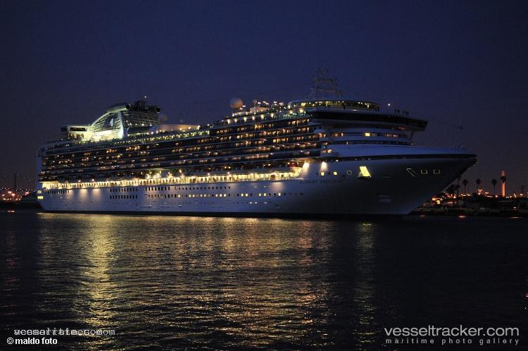 Sapphire-Princess - Cruise Ship vessel registered in United Kingdom