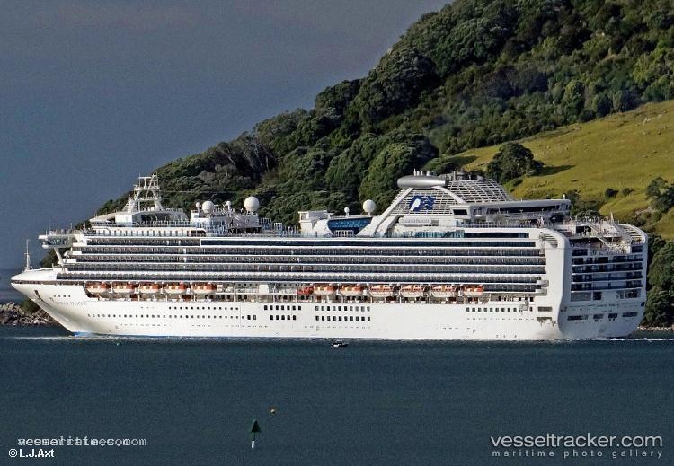 Diamond-Princess - Cruise Ship vessel registered in United Kingdom