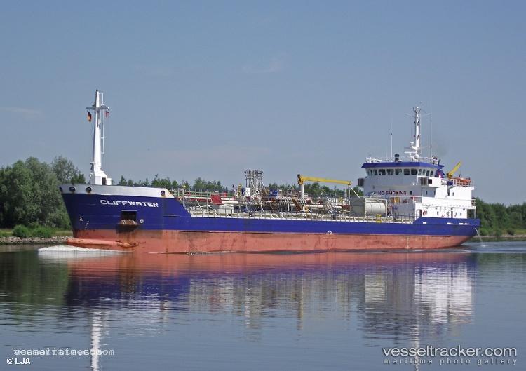 Oracliff - Chemical Oil Products Tanker vessel registered in Denmark