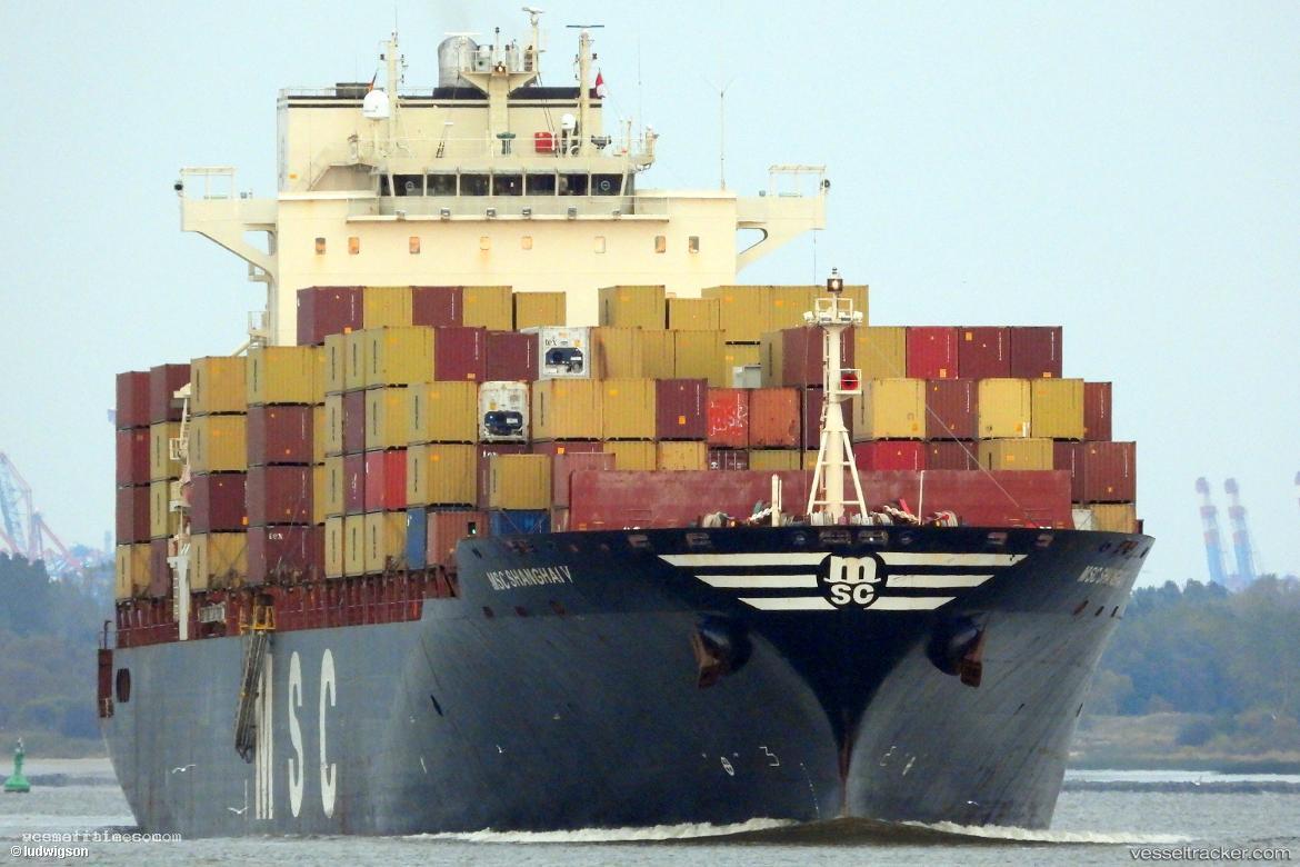 Msc-Shanghai-V - Container Ship vessel registered in Liberia