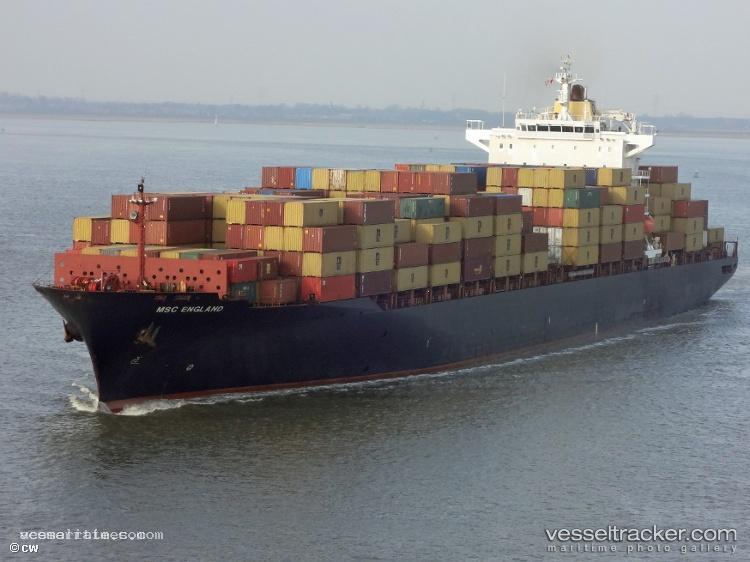 Msc-England - Container Ship vessel registered in Liberia