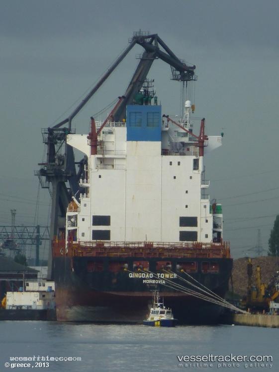 Qingdao-Tower - Container Ship vessel registered in Liberia