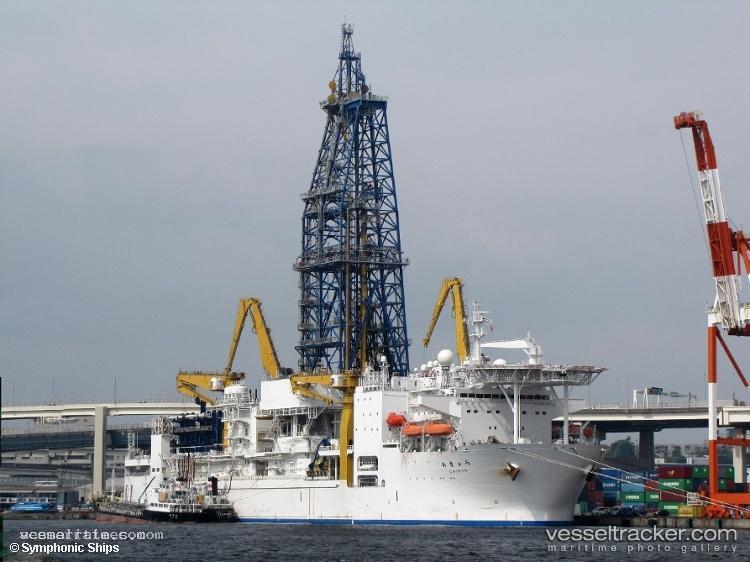 Chikyu - Drilling Ship vessel registered in Japan