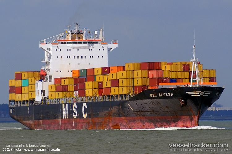 Msc-Alyssa - Container Ship vessel registered in Panama