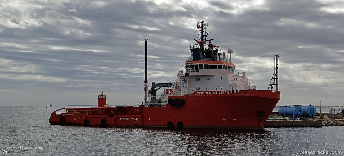 Asso-Ventiquattro - Offshore Tug Supply Ship vessel registered in Italy