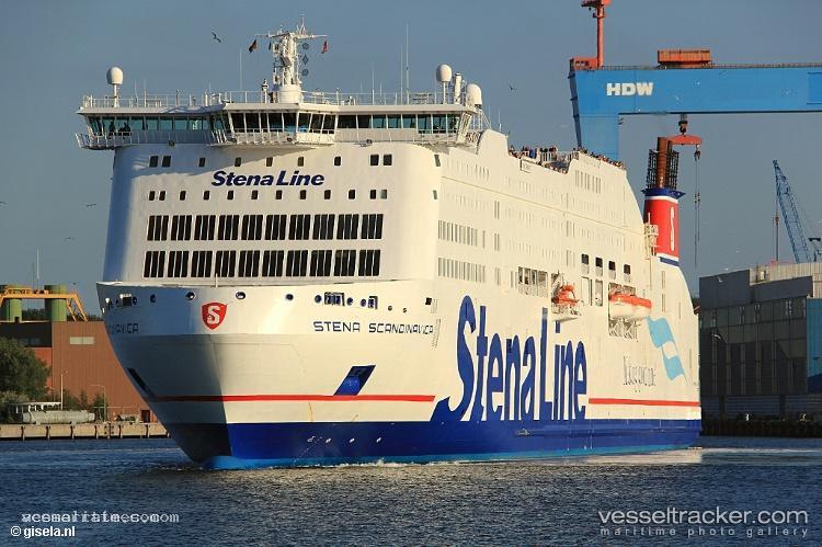Stena-Scandinavica - Passenger Ro Ro Cargo Ship vessel registered in Sweden