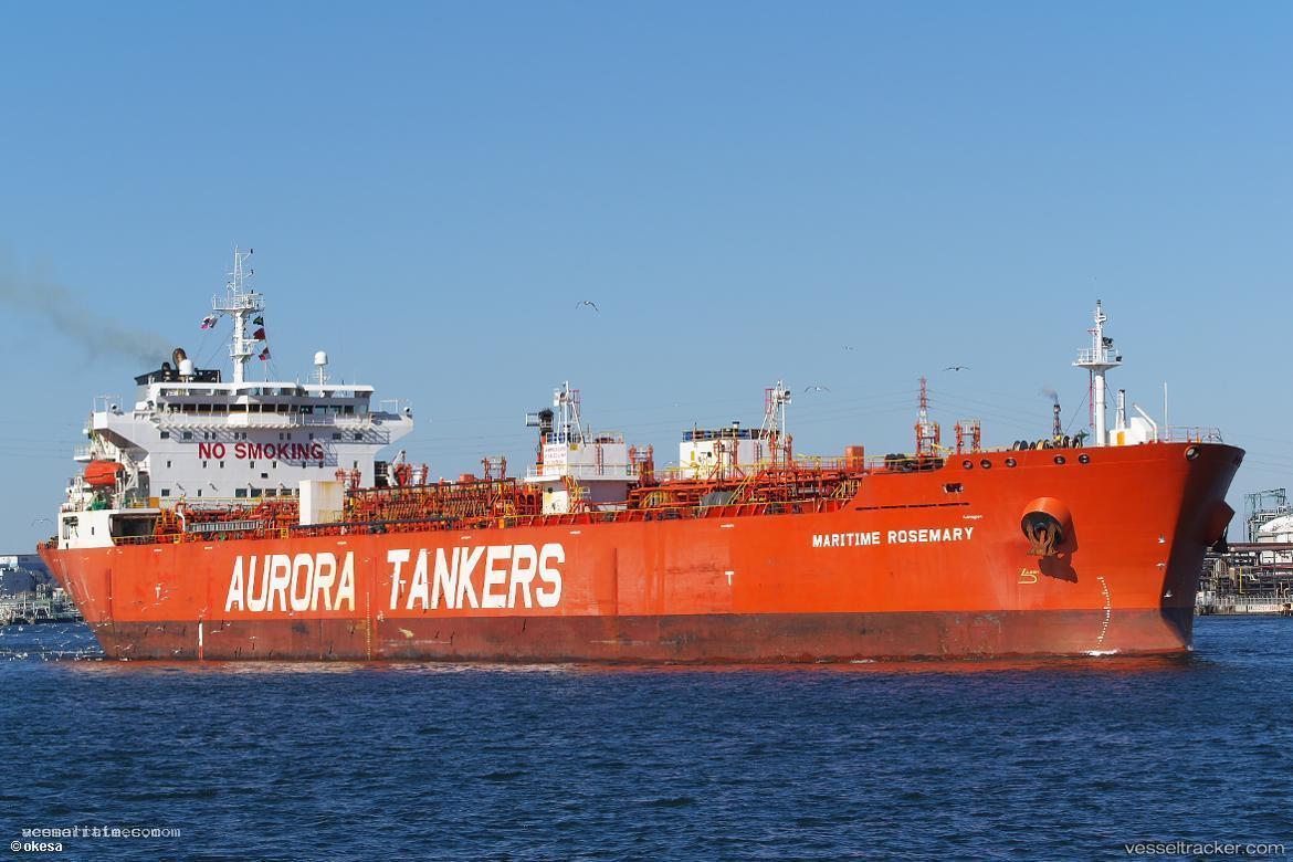 Maritime-Rosemary - Chemical Oil Products Tanker vessel registered in Hong Kong