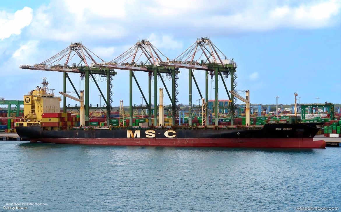 Msc-Weser - Container Ship vessel registered in Portugal