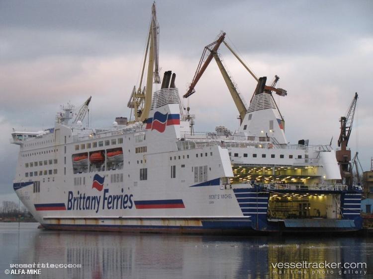 Mont-Saint-Michel - Passenger Ro Ro Cargo Ship vessel registered in France