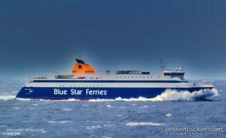 Blue-Star-Paros - Passenger Ro Ro Cargo Ship vessel registered in Greece