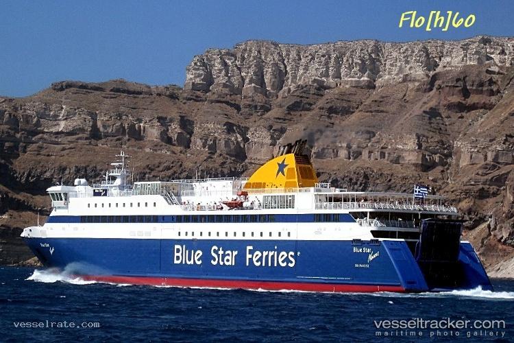 Blue-Star-Naxos - Passenger Ro Ro Cargo Ship vessel registered in Greece