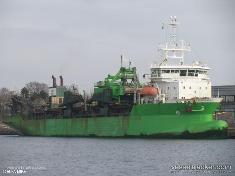Charlemagne - Hopper Dredger vessel registered in Belgium