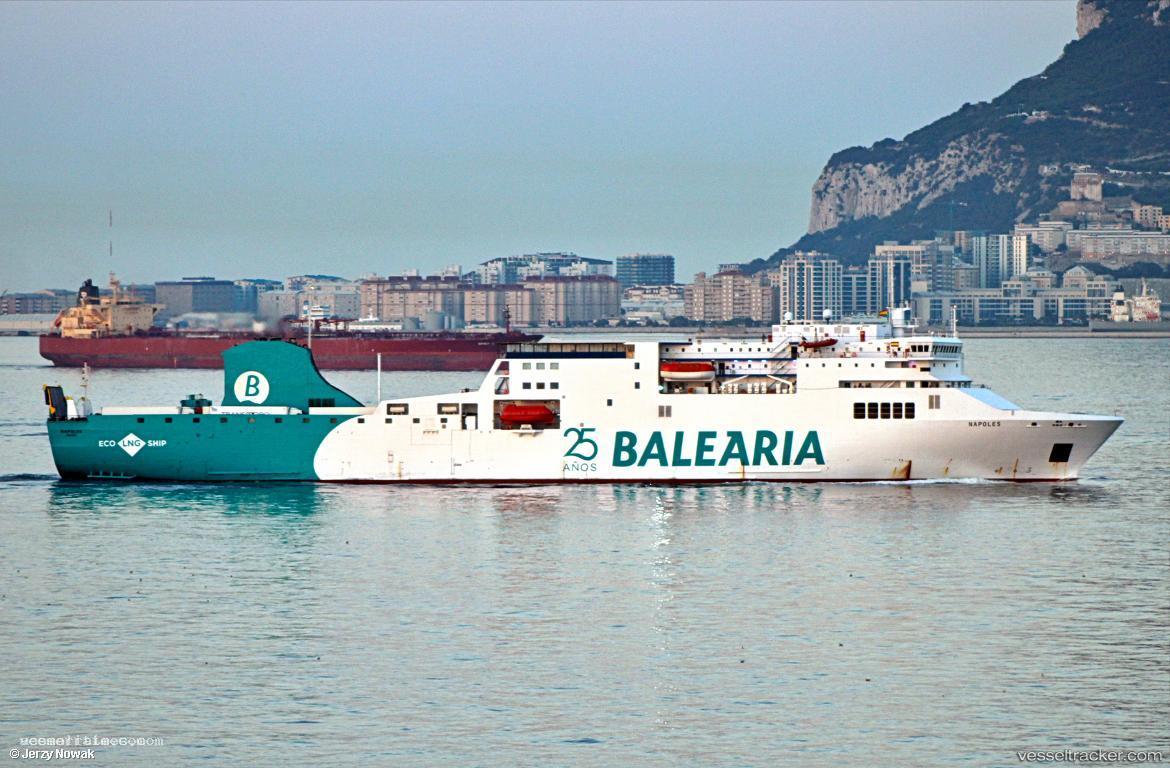 Napoles - Passenger Ro Ro Cargo Ship vessel registered in Cyprus