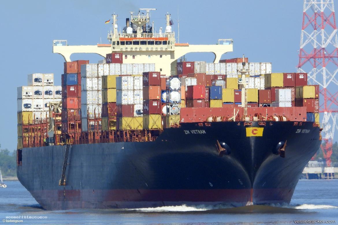 Zim-Vietnam - Container Ship vessel registered in Liberia