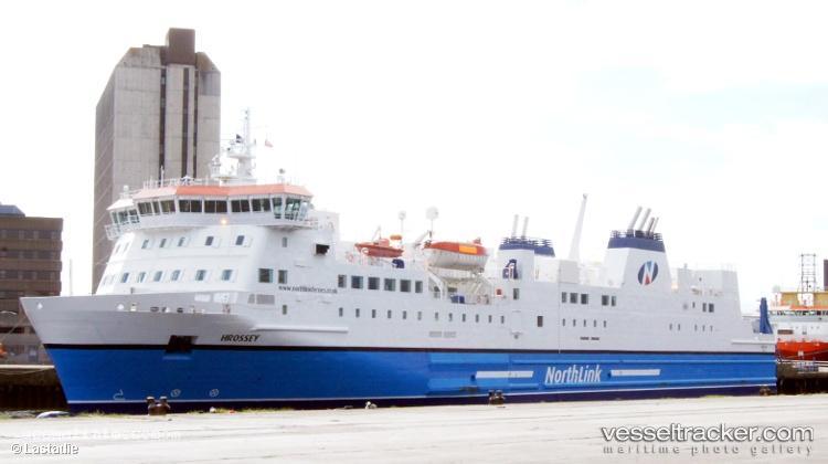 Hrossey - Passenger Ro Ro Cargo Ship vessel registered in United Kingdom