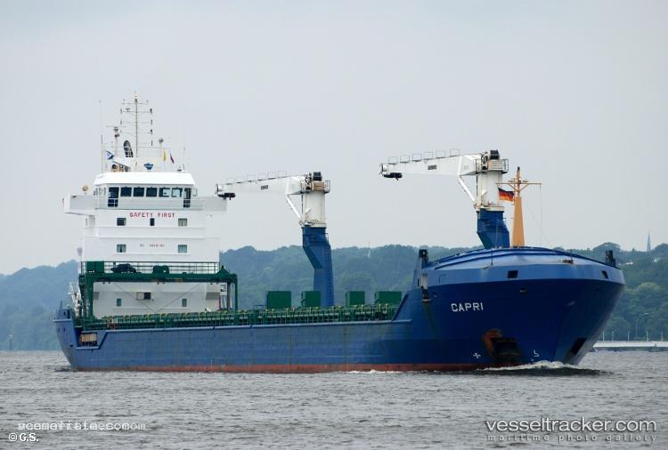 Onego-Capri - Multi Purpose Carrier vessel registered in Antigua and Barbuda