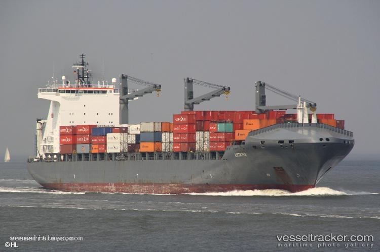 Lutetia - Container Ship vessel registered in Liberia