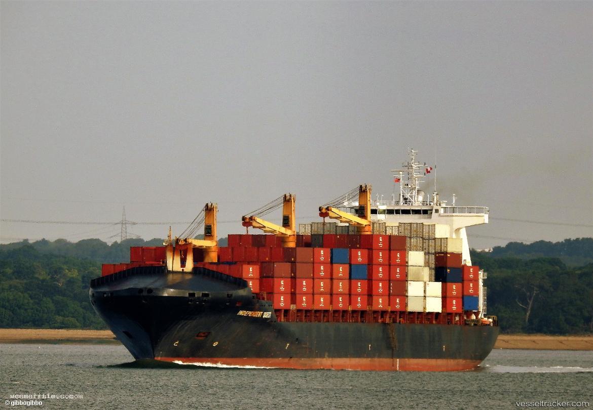 Independent-Quest - Container Ship vessel registered in Portugal
