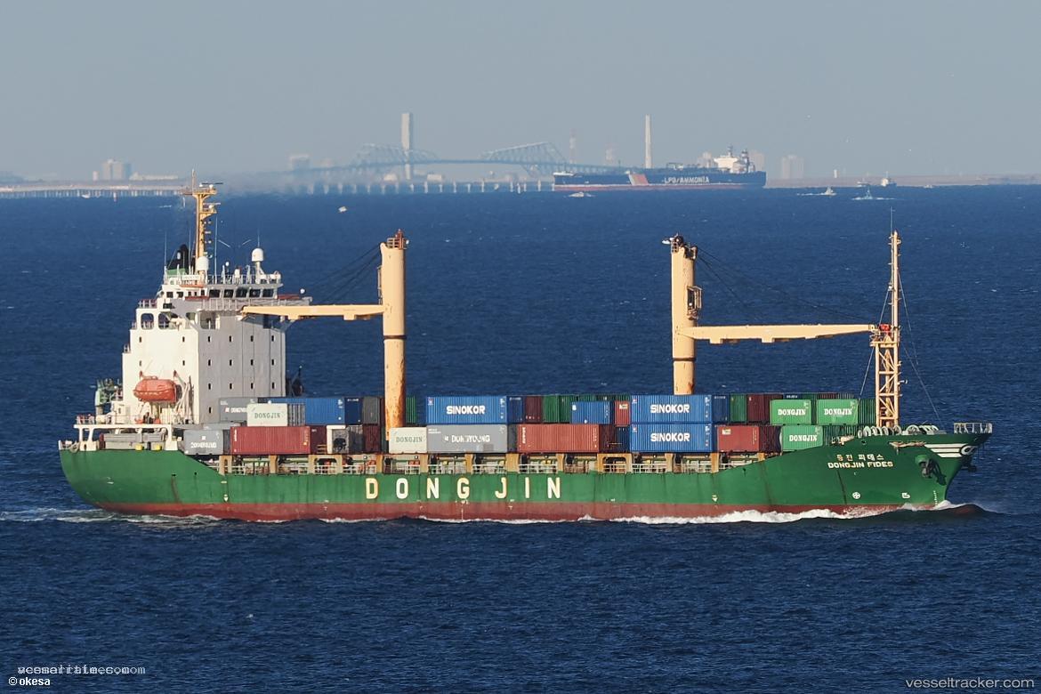 Dongjin-Fides - Container Ship vessel registered in South Korea