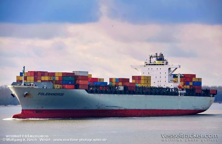 Msc-Folegandros-Vi - Container Ship vessel registered in Liberia