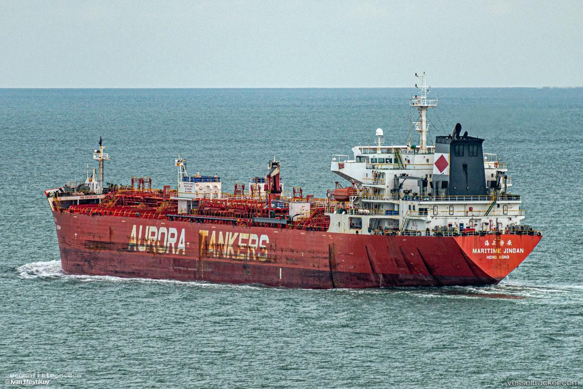 Maritime-Jingan - Chemical Oil Products Tanker vessel registered in Hong Kong