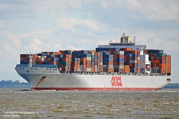 Oocl-Rotterdam - Container Ship vessel registered in Hong Kong