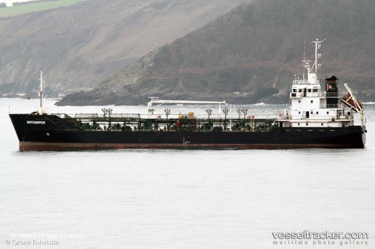 Whitchampion - Oil Products Tanker vessel registered in United Kingdom
