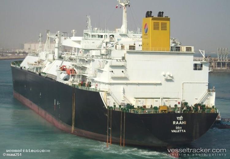 Raahi - Lng Tanker vessel registered in Malta