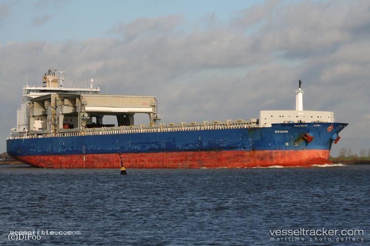 Okiana - General Cargo Ship vessel registered in United Kingdom
