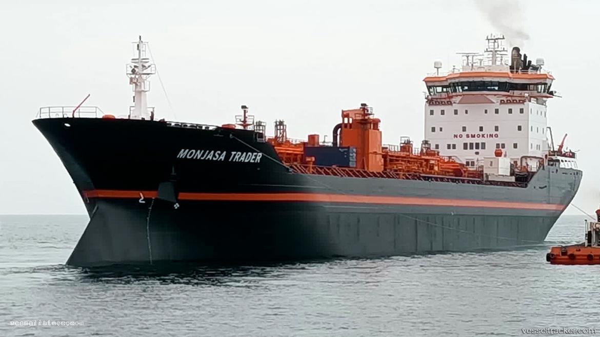 Monjasa-Trader - Chemical Oil Products Tanker vessel registered in Liberia
