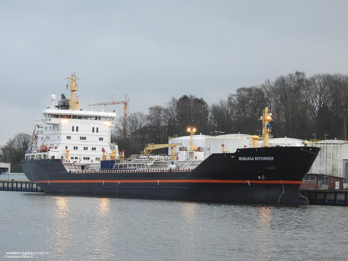 Monjasa-Reformer - Chemical Oil Products Tanker vessel registered in Liberia