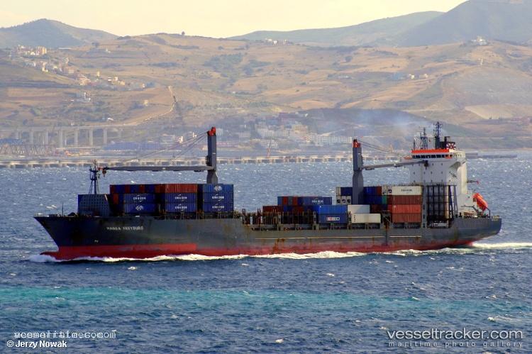 Hansa-Freyburg - Container Ship vessel registered in Liberia