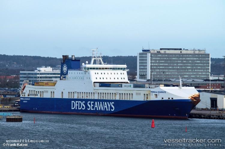 Primula-Seaways - Ro Ro Cargo Ship vessel registered in Denmark