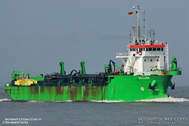 Mellina - Hopper Dredger vessel registered in Belgium