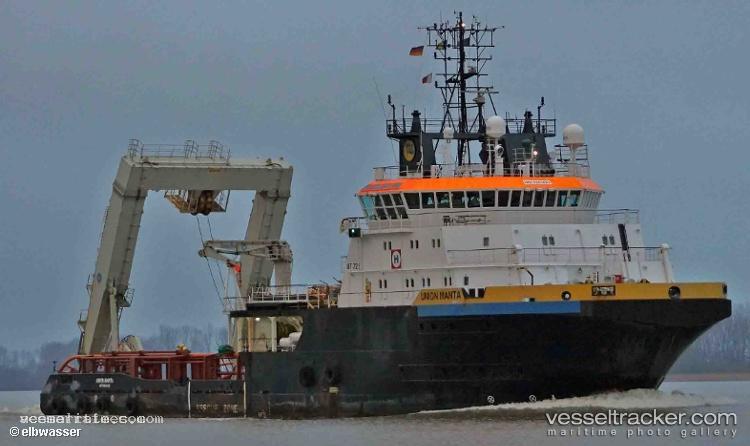 Manta - Offshore Tug Supply Ship vessel registered in Belgium